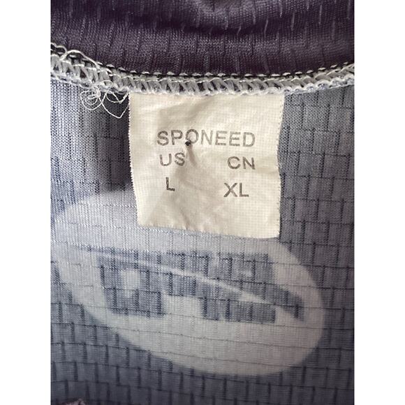 Unisex cycling jersey zippered large SPONEED short sleeve Pocket pouches - Picture 4 of 7